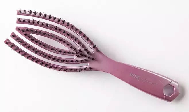 Fox flex brush violet Szczotka do włosów dzik i nylon