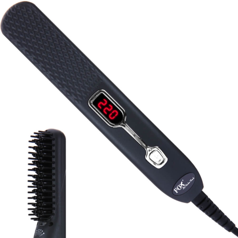 Fox hot barber brush ionic Elektryczna szczotka do włosów i zarostu
