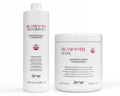 Be hair be smooth zestaw wygladzajacy Szampon 1000ml Maska 1000ml (1).jpg