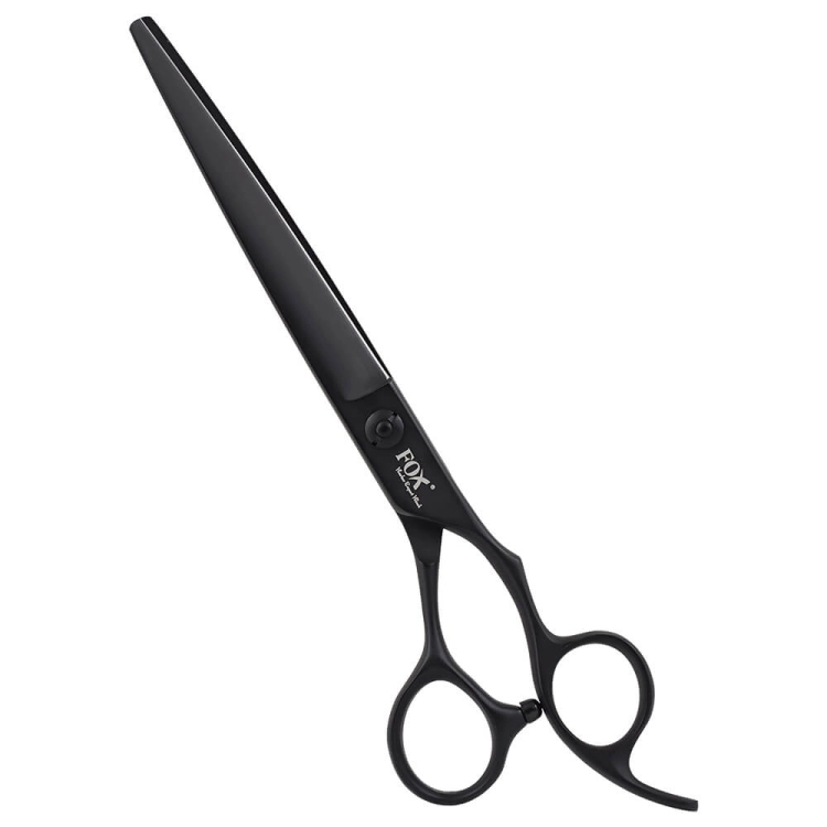 Fox barber expert black Nożyczki do strzyżenia włosów brody i wąsów czarne 7"