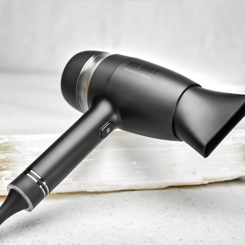 Hot tools black gold quietAir Cicha suszarka do włosów 1875W
