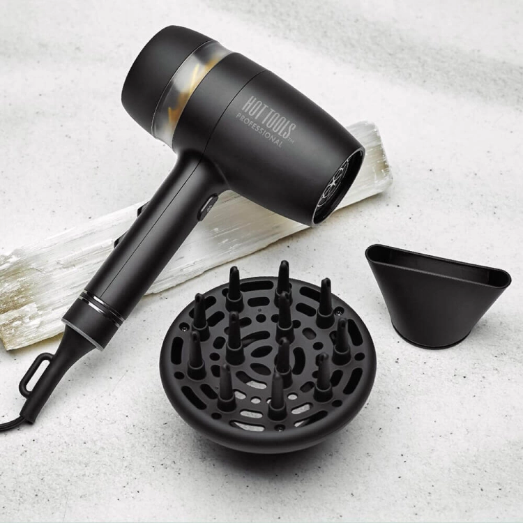 Hot tools black gold quietAir Cicha suszarka do włosów 1875W