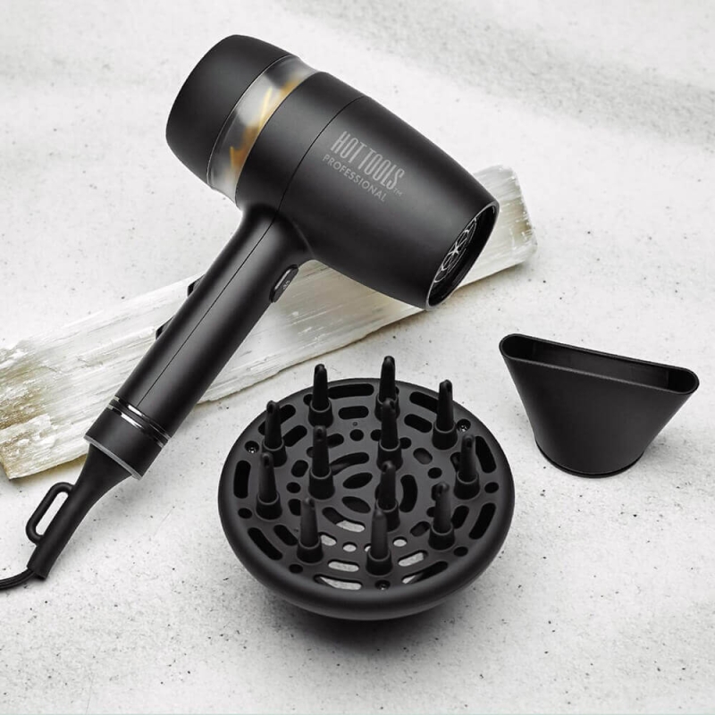 Hot tools black gold quietAir Cicha suszarka do włosów 1875W