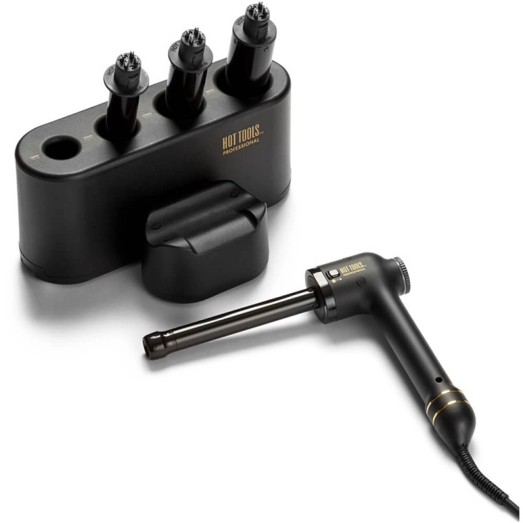 Hot Tools Lokówka łamana z wymiennymi końcówkami Curl bar set black