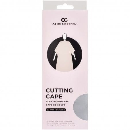 Olivia Garden cutting cape Ekologiczna peleryna fryzjerska szara