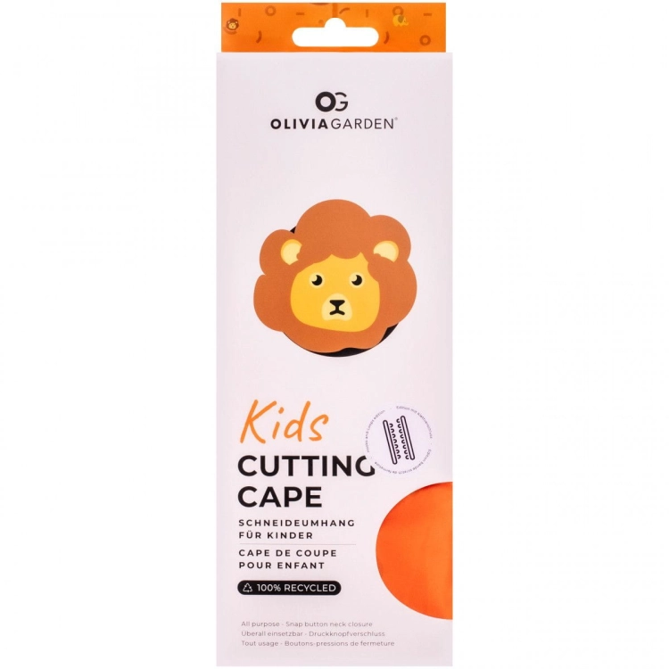 Olivia Garden cutting cape kids Ekologiczna peleryna fryzjerska lew