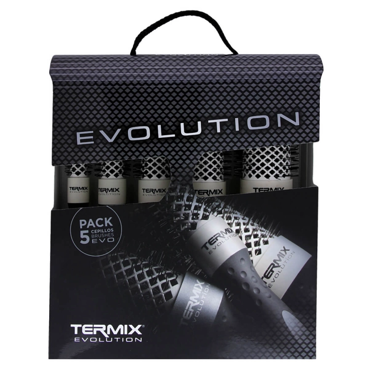 Termix evolution soft Zestaw okrągłych szczotek do modelowania włosów cienkich 17, 23, 28, 32, 43mm
