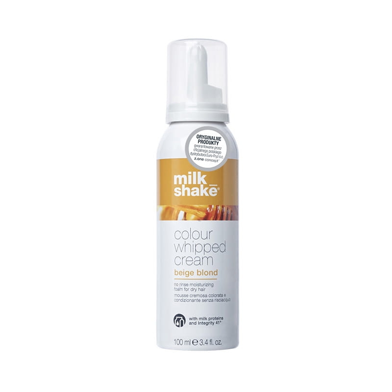 Milk shake colour whipped cream Pianka koloryzująca do włosów beige blond 100ml
