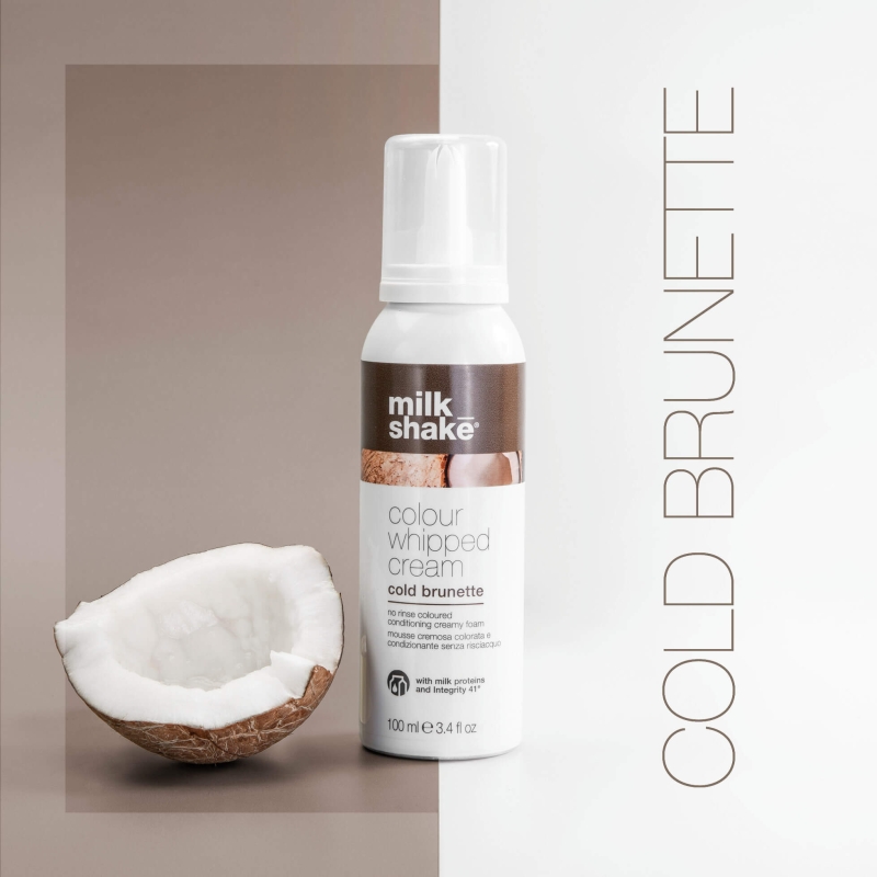 Milk shake colour whipped cream Pianka koloryzująca do włosów cold brunette 100ml