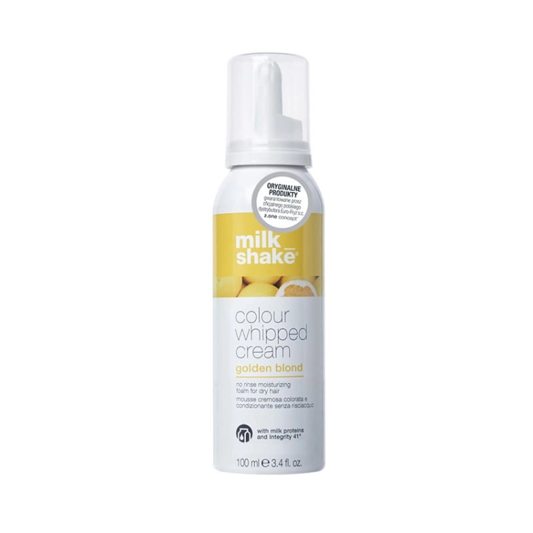 Milk shake colour whipped cream Pianka koloryzująca do włosów golden blond 100ml