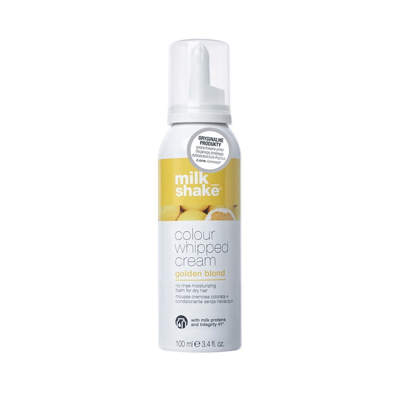 Milk shake colour whipped cream Pianka koloryzująca do włosów golden blond 100ml