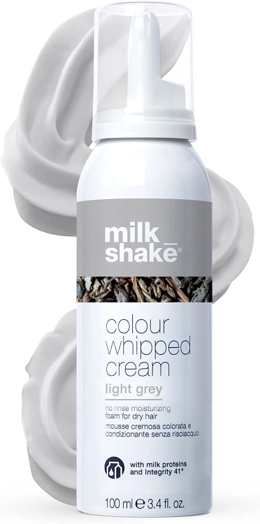 Milk shake colour whipped cream Pianka koloryzująca do włosów light grey 100ml