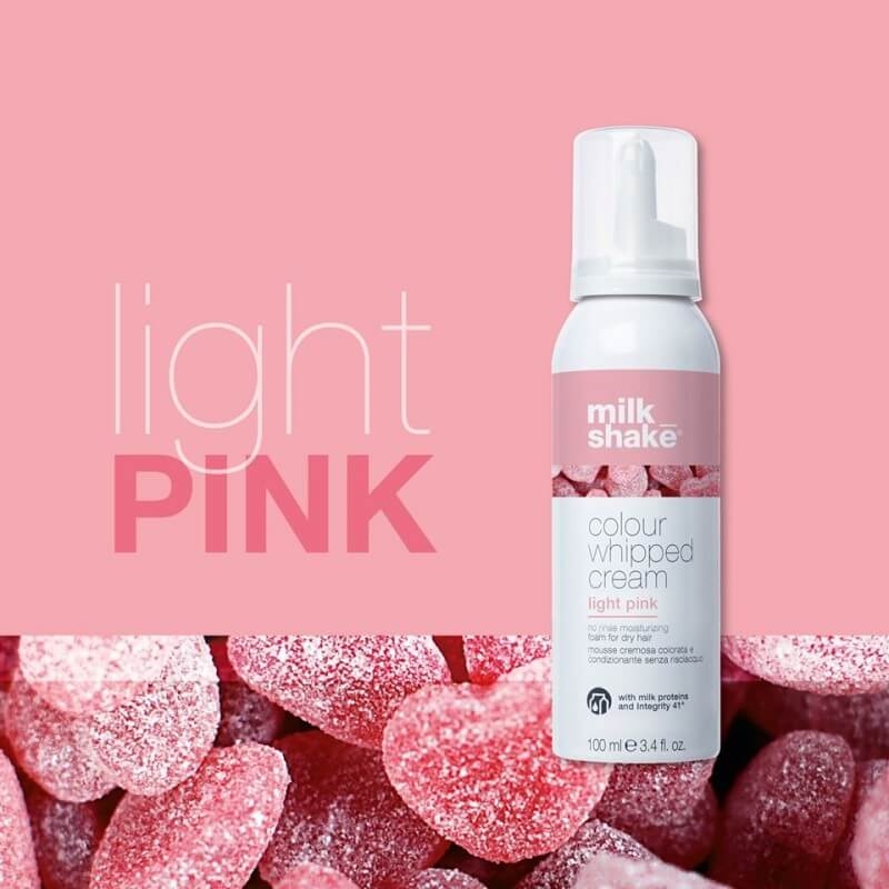 Milk shake colour whipped cream Pianka koloryzująca do włosów light pink 100ml