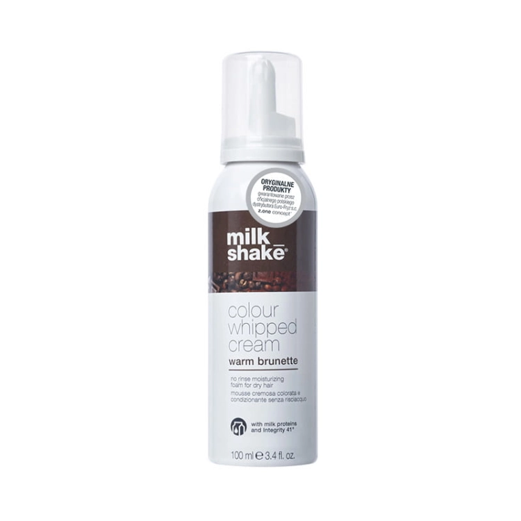Milk shake colour whipped cream Pianka koloryzująca do włosów warm brunette 100ml