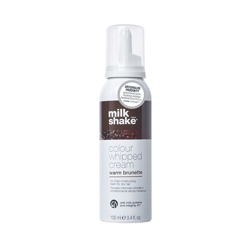 Milk shake colour whipped cream Pianka koloryzująca do włosów warm brunette 100ml