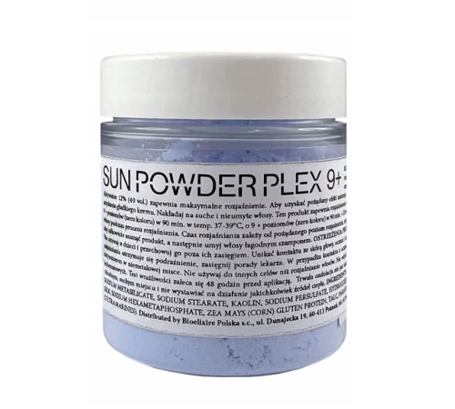 Bioelixire Sun Powder Plex 9+ Rozjaśniacz do włosów 50g
