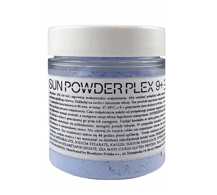 Bioelixire Sun Powder Plex 9+ Rozjaśniacz do włosów 50g