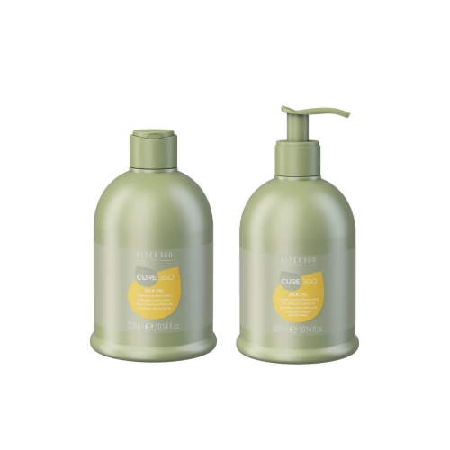 Alter ego cureego silk oil Zestaw wygładzający do włosów Szampon 300ml Odżywka 300ml.png