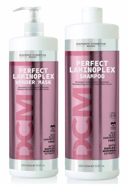 Diapason laminoplex Zestaw do laminacji szampon 1000ml maska 1000ml