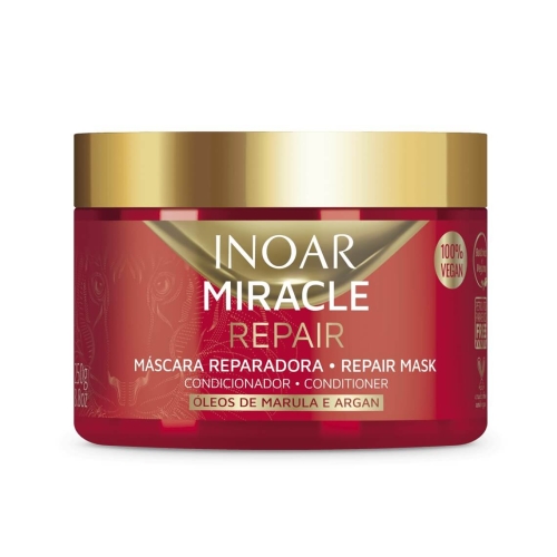 Inoar miracle repair Maska regenerująca do włosów zniszczonych 500ml