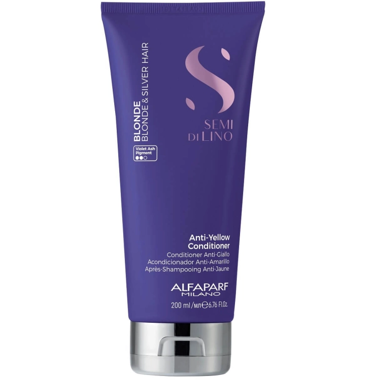 Alfaparf sdl anti-yellow Odżywka fioletowa do włosów blond i siwych 200ml