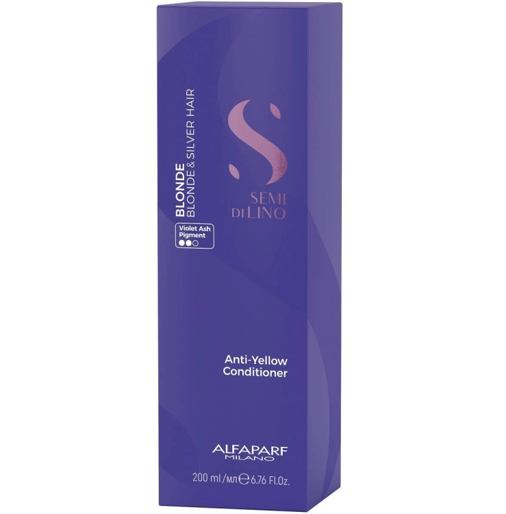 Alfaparf sdl anti-yellow Odżywka fioletowa do włosów blond i siwych 200ml
