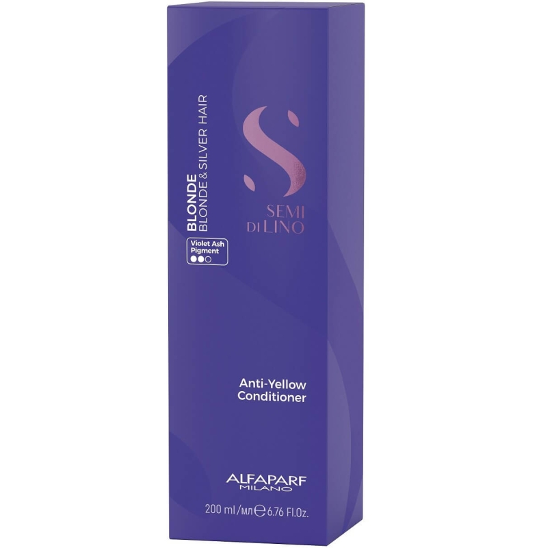 Alfaparf sdl anti-yellow Odżywka fioletowa do włosów blond i siwych 200ml