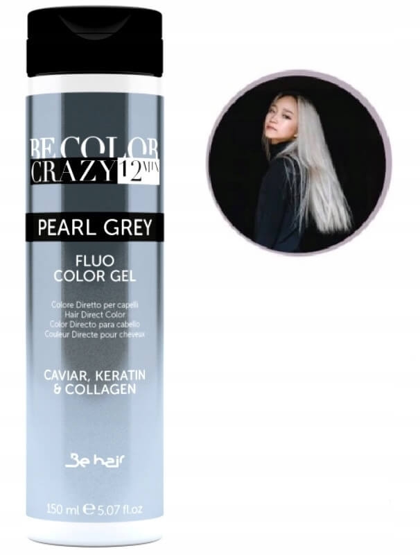 Be hair be color crazy Żelowa farba 12 minut toner do włosów pearl grey 150ml (1).jpg