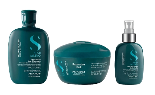 alfaparf reconstruction szampon maska fluid