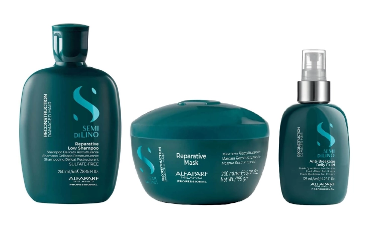 alfaparf reconstruction szampon maska fluid