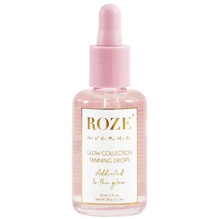 Roze avenue tanning drops Krople samoopalające do twarzy i ciała 30ml (1).webp