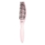 Olivia Garden fingerbrush Szczotka do włosów dzik i nylon pastelowy róż s