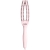 Olivia Garden fingerbrush Szczotka do włosów dzik i nylon pastelowy róż s