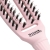 Olivia Garden fingerbrush Szczotka do włosów dzik i nylon pastelowy róż s