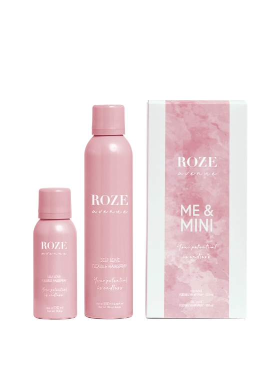 Roze avenue duo box Elastyczny lakier do wlosow 100ml i 250ml zestaw (1).png