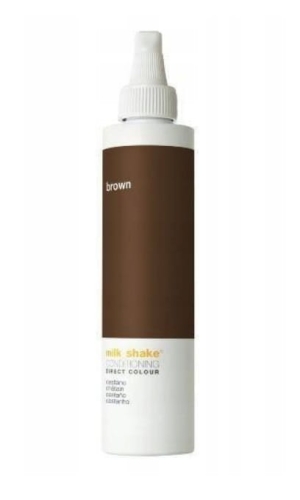 Milk shake direct colour brown Odżywka koloryzująca do włosów brązowa 100ml