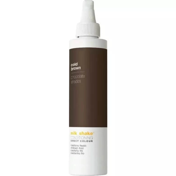Milk shake direct colour cold brown Odżywka koloryzująca do włosów chłodny brąz 100ml