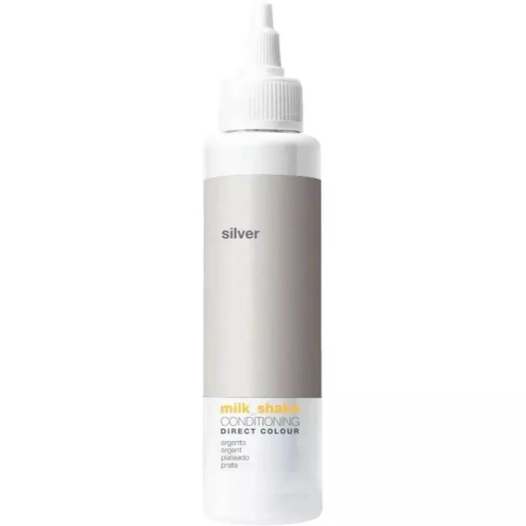 Milk shake direct colour silver Odżywka koloryzująca do włosów srebrzysta 100ml