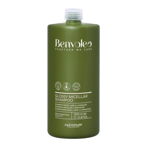 Benvoleo glossy Micelarny szampon nabłyszczający do włosów 1000ml