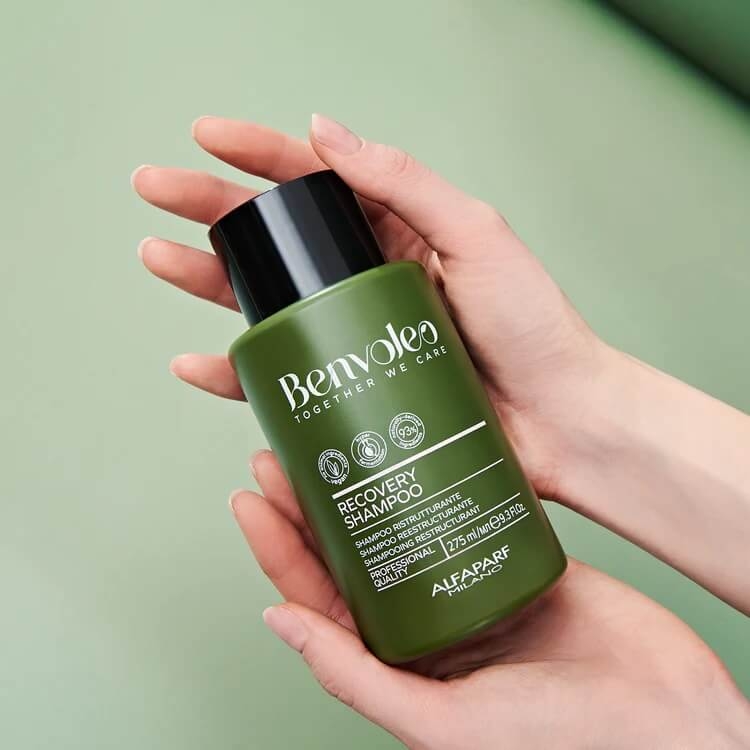 Alfaparf benvoleo recovery Szampon odbudowujący do włosów zniszczonych 275ml