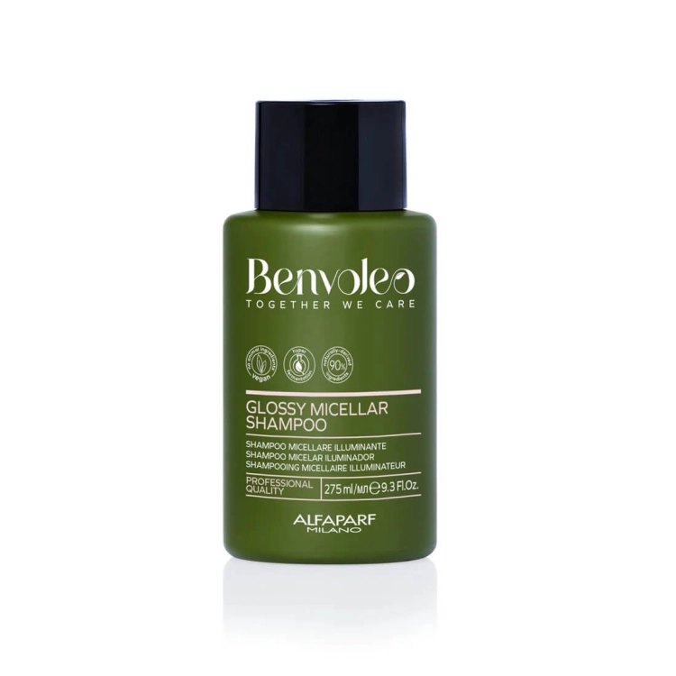 Alfaparf benvoleo glossy Zestaw nabłyszczający do włosów szampon 275ml odżywka 200ml