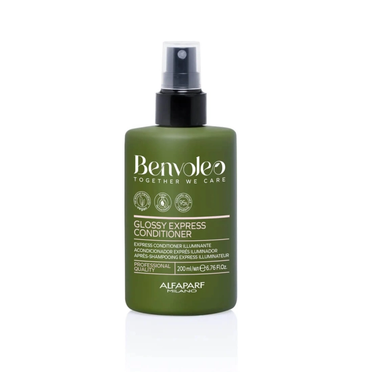 Alfaparf benvoleo glossy Zestaw nabłyszczający do włosów szampon 275ml odżywka 200ml