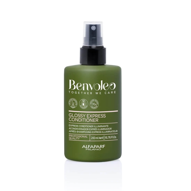 Alfaparf benvoleo glossy Zestaw nabłyszczający do włosów szampon 275ml odżywka 200ml