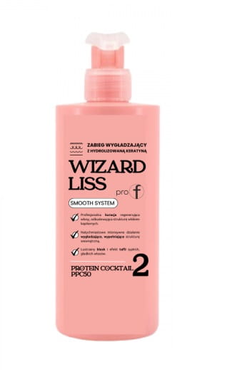 Wats pro-f wizzard liss Koktajl proteinowy do włosów 450ml