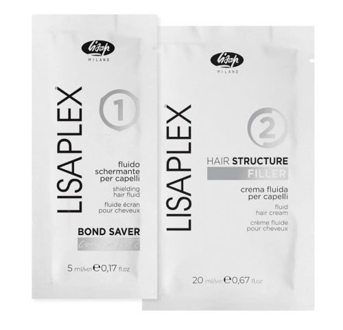 Lisap Lisaplex Zestaw do odbudowy włosów 5ml N'1+20ml N'2