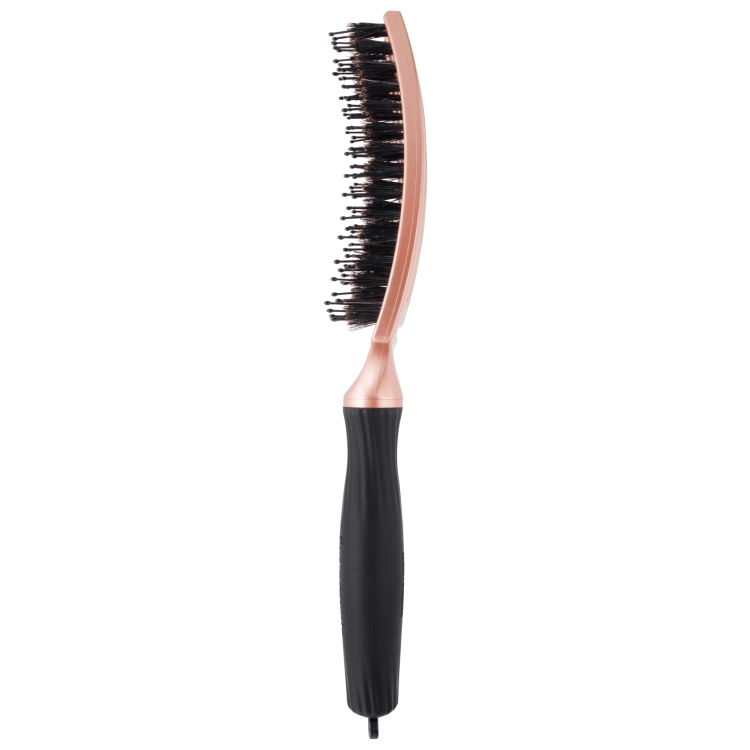 Olivia Garden finger brush trinity bronze Szczotka do włosów dzik i nylon miedziane złoto
