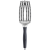 Olivia Garden finger brush trinity silver Szczotka do włosów dzik i nylon srebrna
