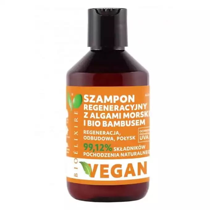 Bioelixire Szampon do włosów zniszczonych algi morskie i bio bambus 300ml