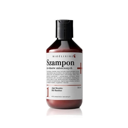 Bioelixire 1 Regenerujący szampon z algami morskimi i bio bambusem 300ml