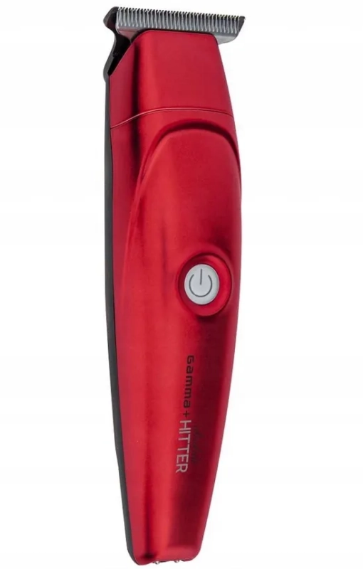 Gamma Piu Absolute Hitter - Profesjonalny trymer do włosów + 3 wymienne obudowy red.webp